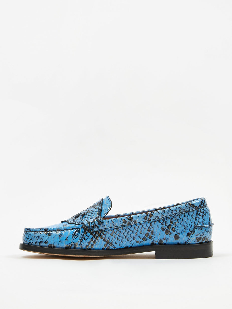 Ganni Ganni Mocassin Shoe - Brunnera Blue - Blue