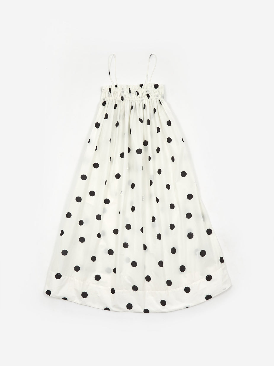 Ganni Ganni Recycled Polyester Dress - Egret - White