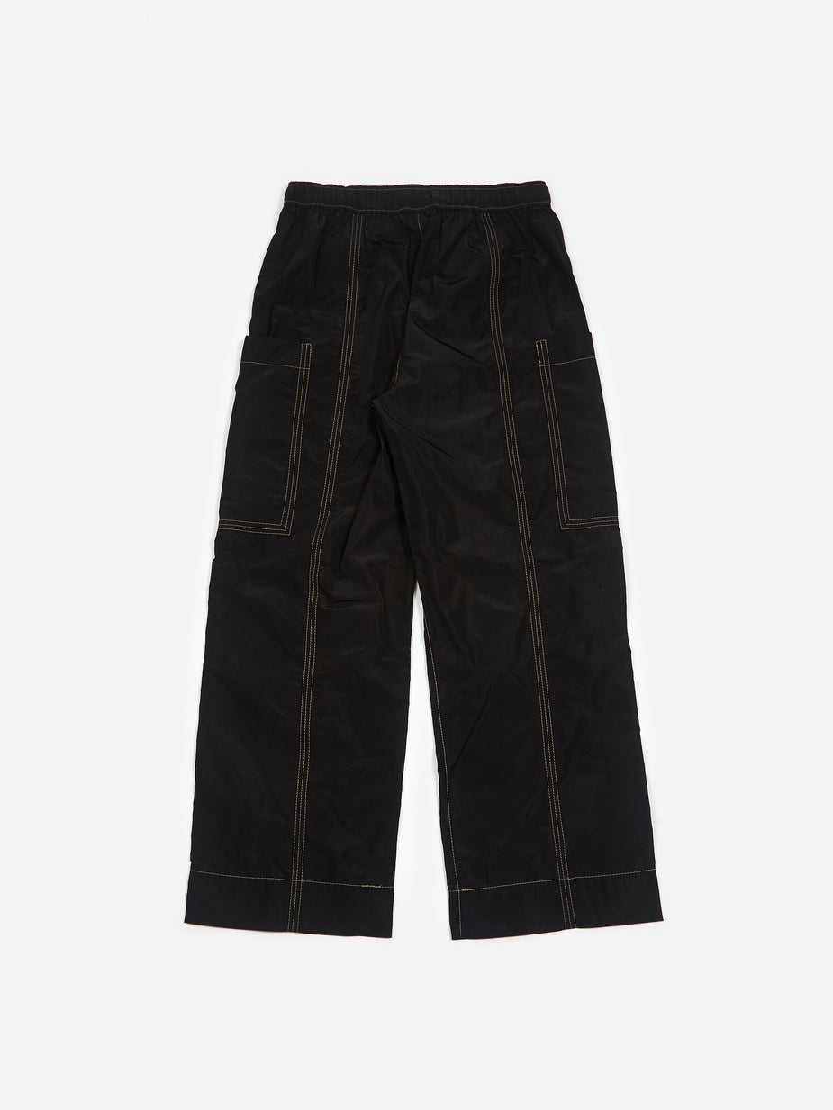 Ganni Ganni Recycled Trousers - Black - Black