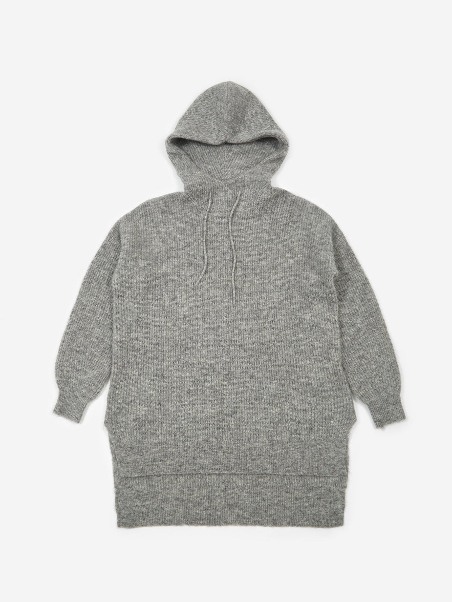 Ganni Ganni Soft Wool Knit Hoodie - Paloma Melange - Other