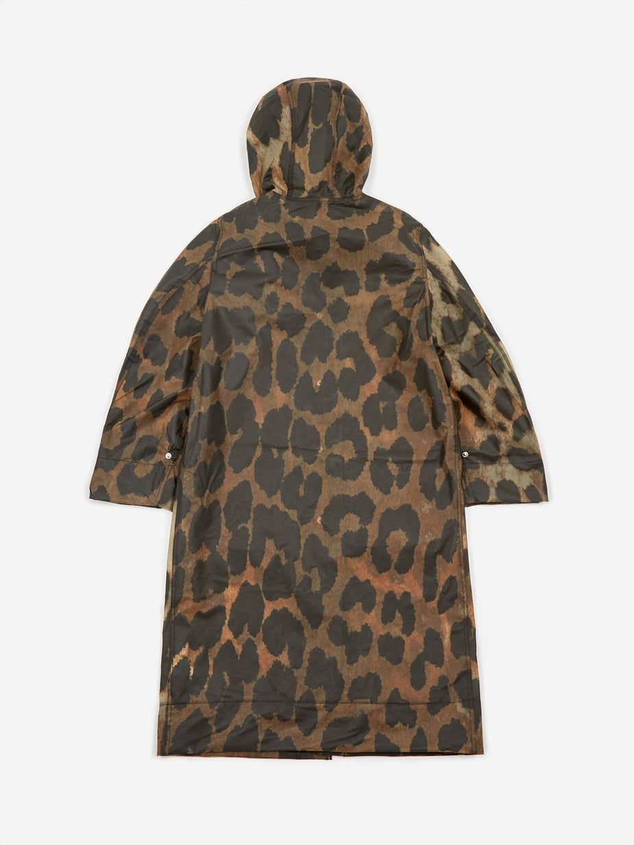 Ganni Ganni Thermoshell Rain Jacket - Maxi Leopard - Animal Print
