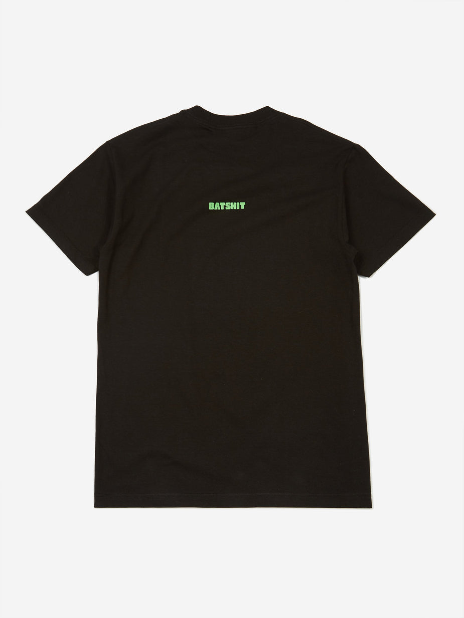 Gasius Gasius Bat Shit Cray Shortsleeve T-Shirt - Black - Black
