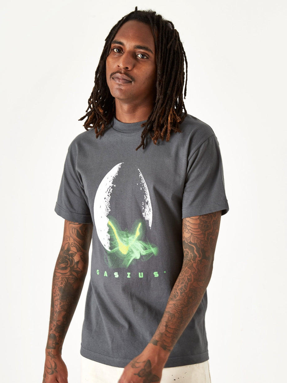Gasius Gasius Eggy Shortsleeve T-Shirt - Charcoal - Grey