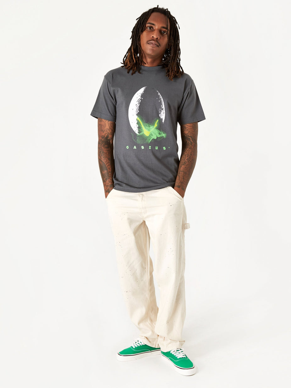 Gasius Gasius Eggy Shortsleeve T-Shirt - Charcoal - Grey