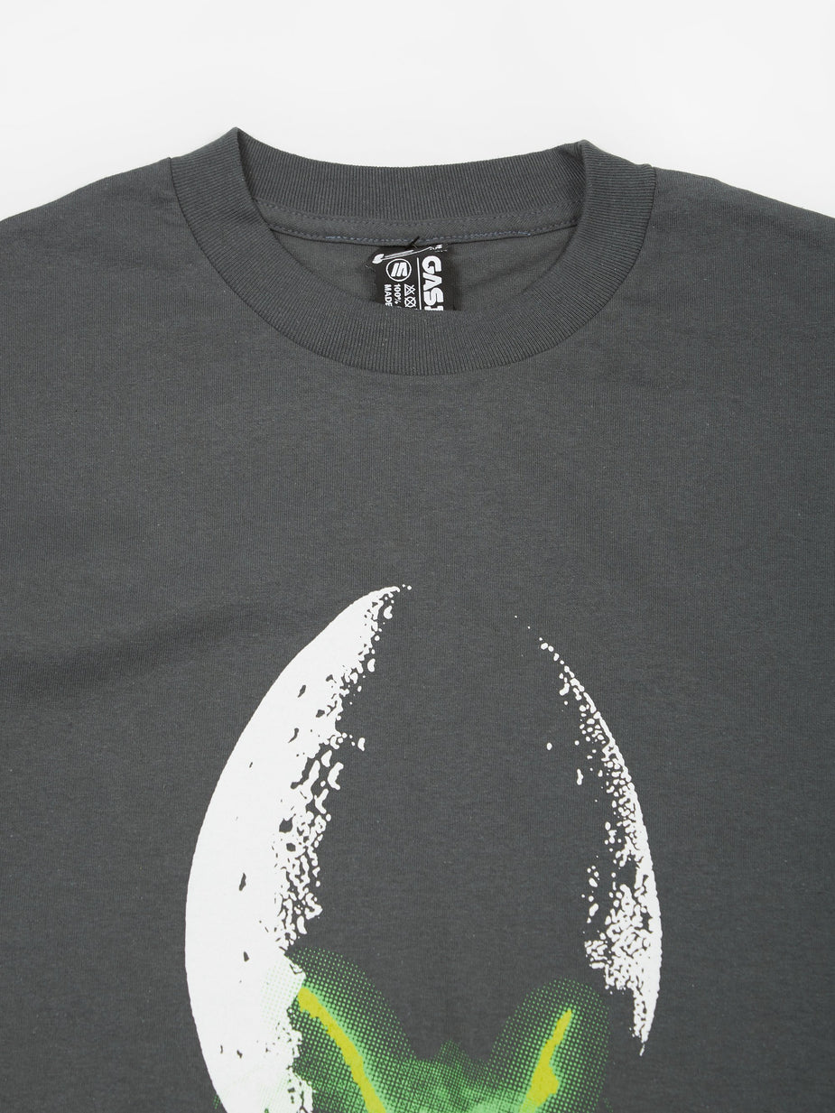 Gasius Gasius Eggy Shortsleeve T-Shirt - Charcoal - Grey