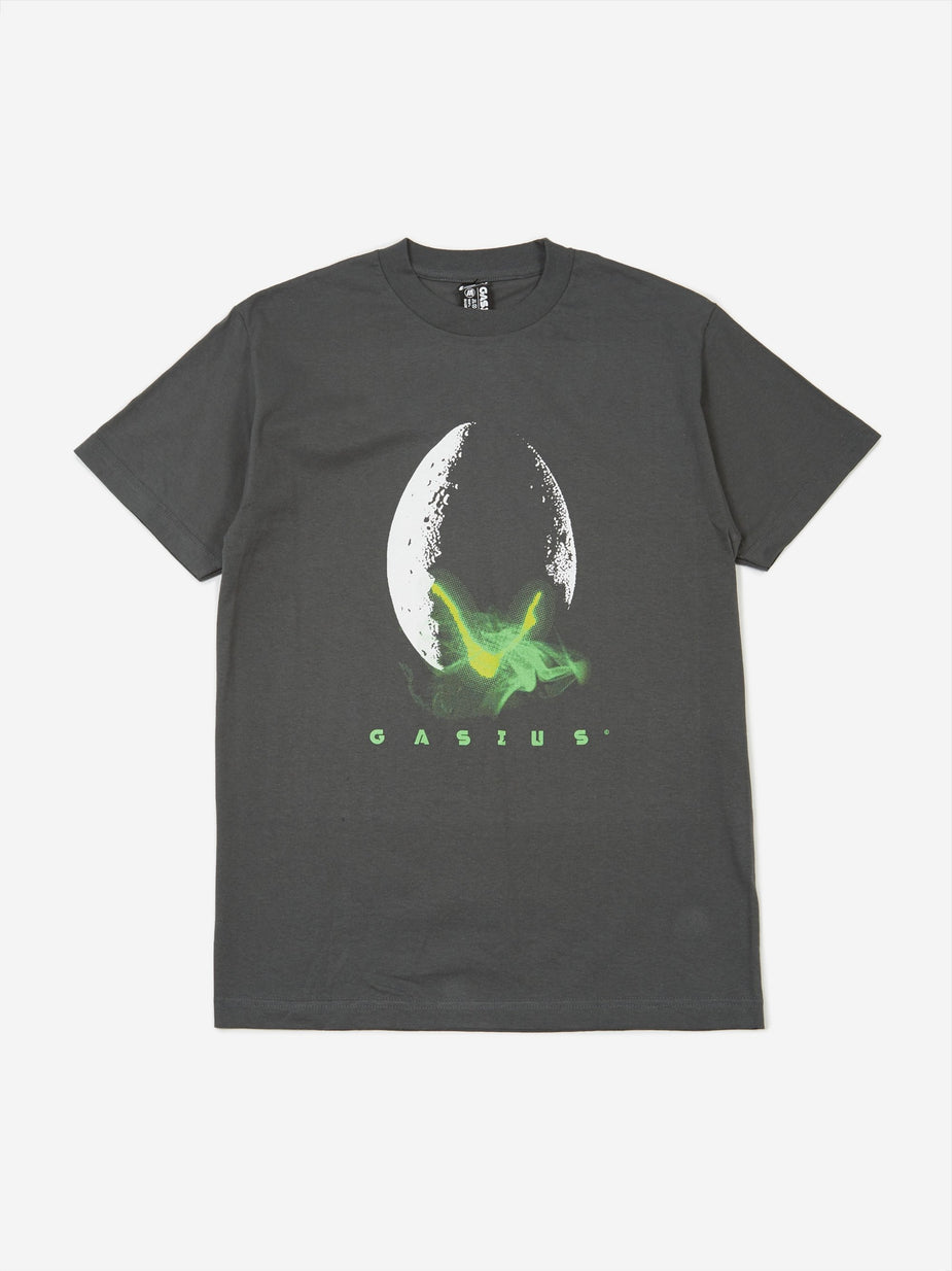 Gasius Gasius Eggy Shortsleeve T-Shirt - Charcoal - Grey