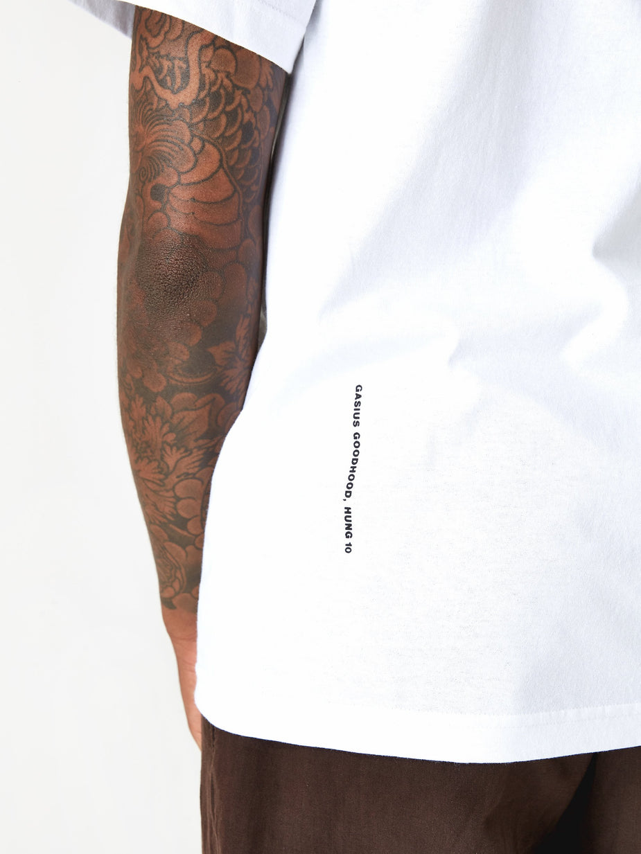 Gasius x Goodhood Gasius x Goodhood G-GH-X T-Shirt - White - White
