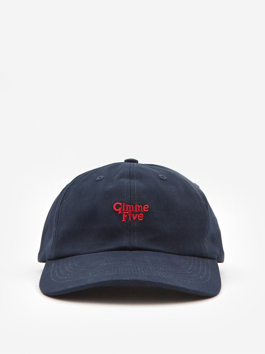 Gimme 5 GIMME 5 Cotton Twill Cap - Blue/Red - Red