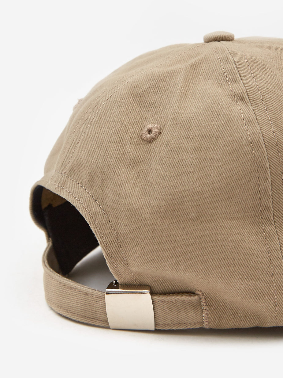 Gimme 5 GIMME 5 Cotton Twill Cap - Khaki/Burgundy - Neutrals