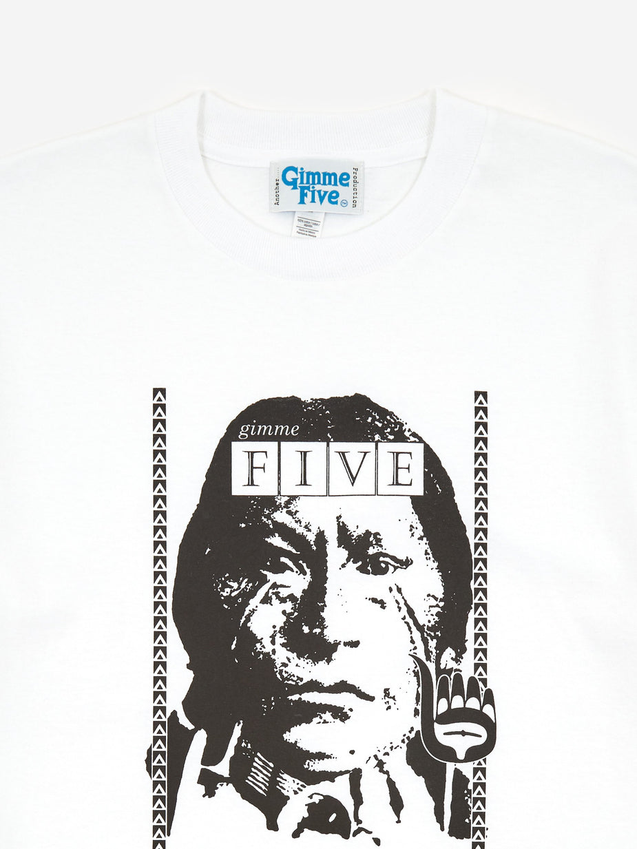 Gimme 5 GIMME 5 Cult Shortsleeve T-Shirt - White/Black - Black