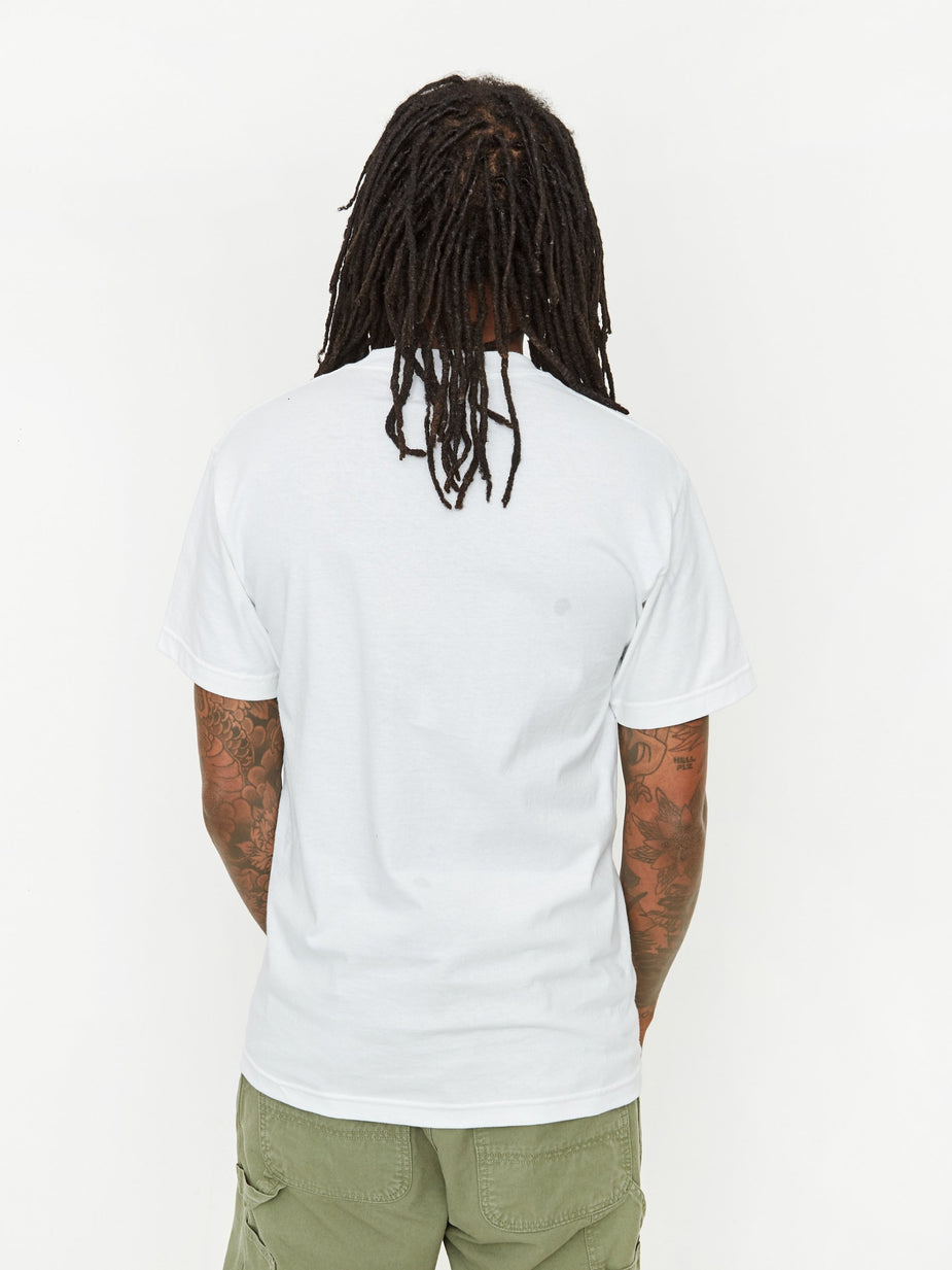 Gimme 5 GIMME 5 Idiot Shortsleeve T-Shirt - White/Green - Green