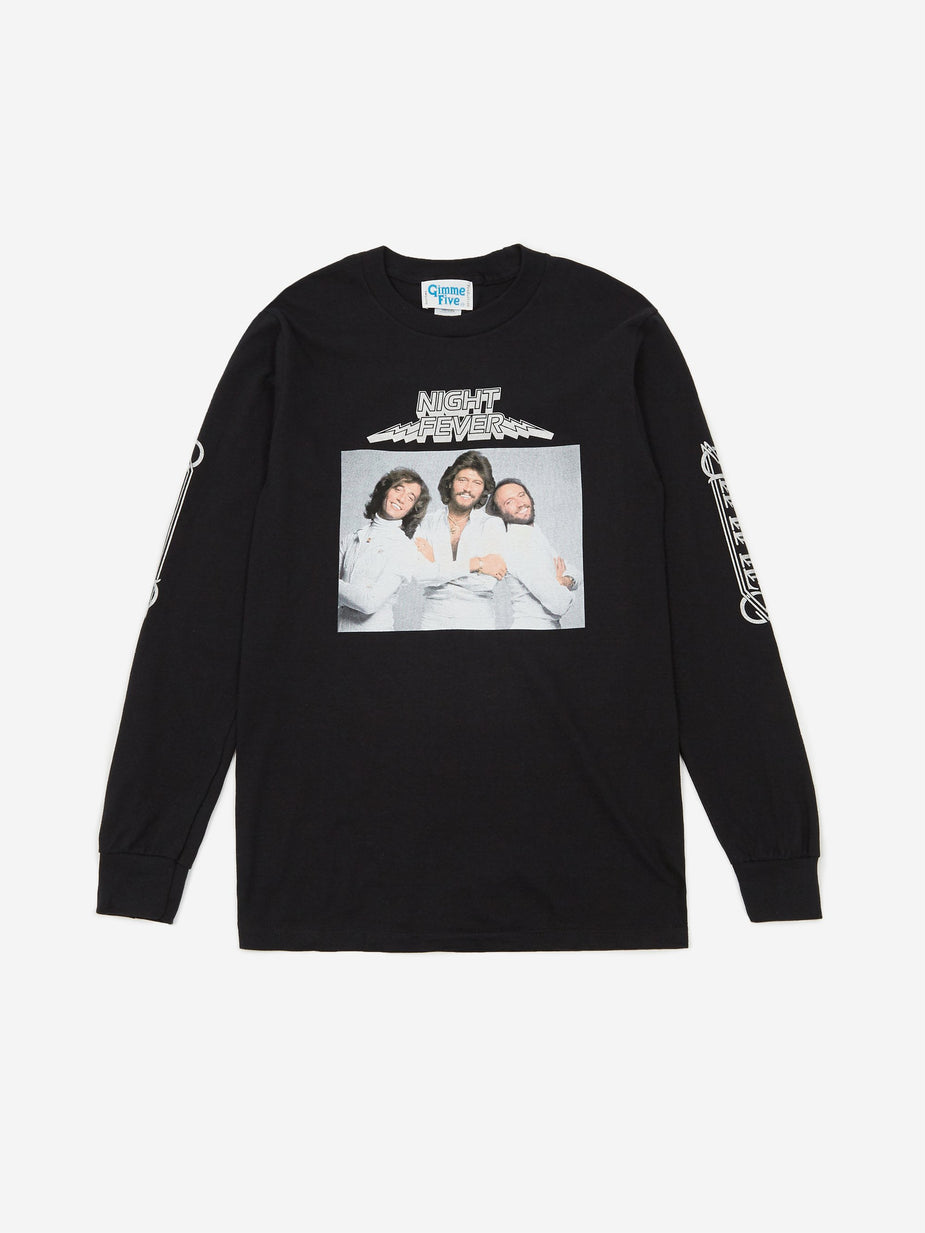 Gimme 5 GIMME 5 Night Fever Longsleeve T-Shirt - Black - Black