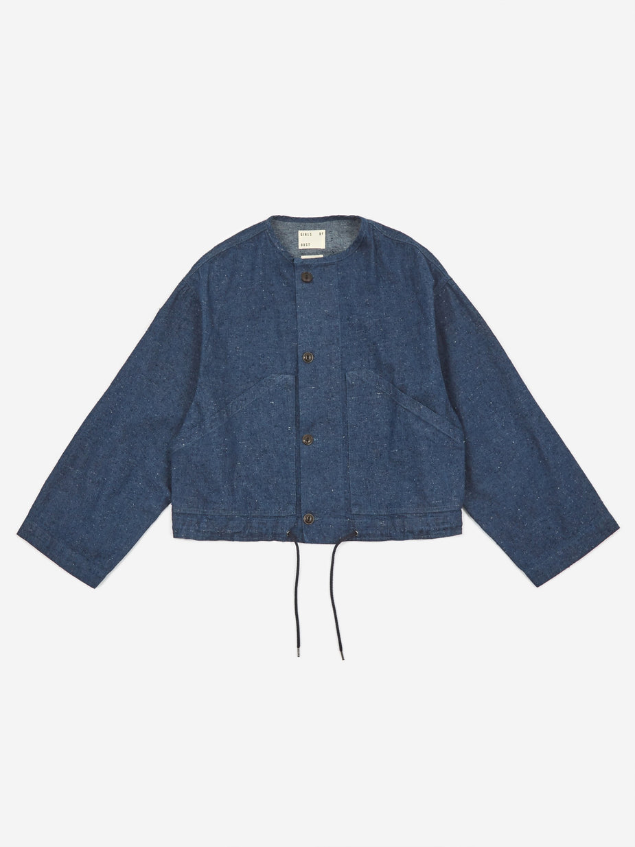 Girls Of Dust Girls Of Dust Nuclear Jacket Nepping Selvidge Denim - Indigo - Blue