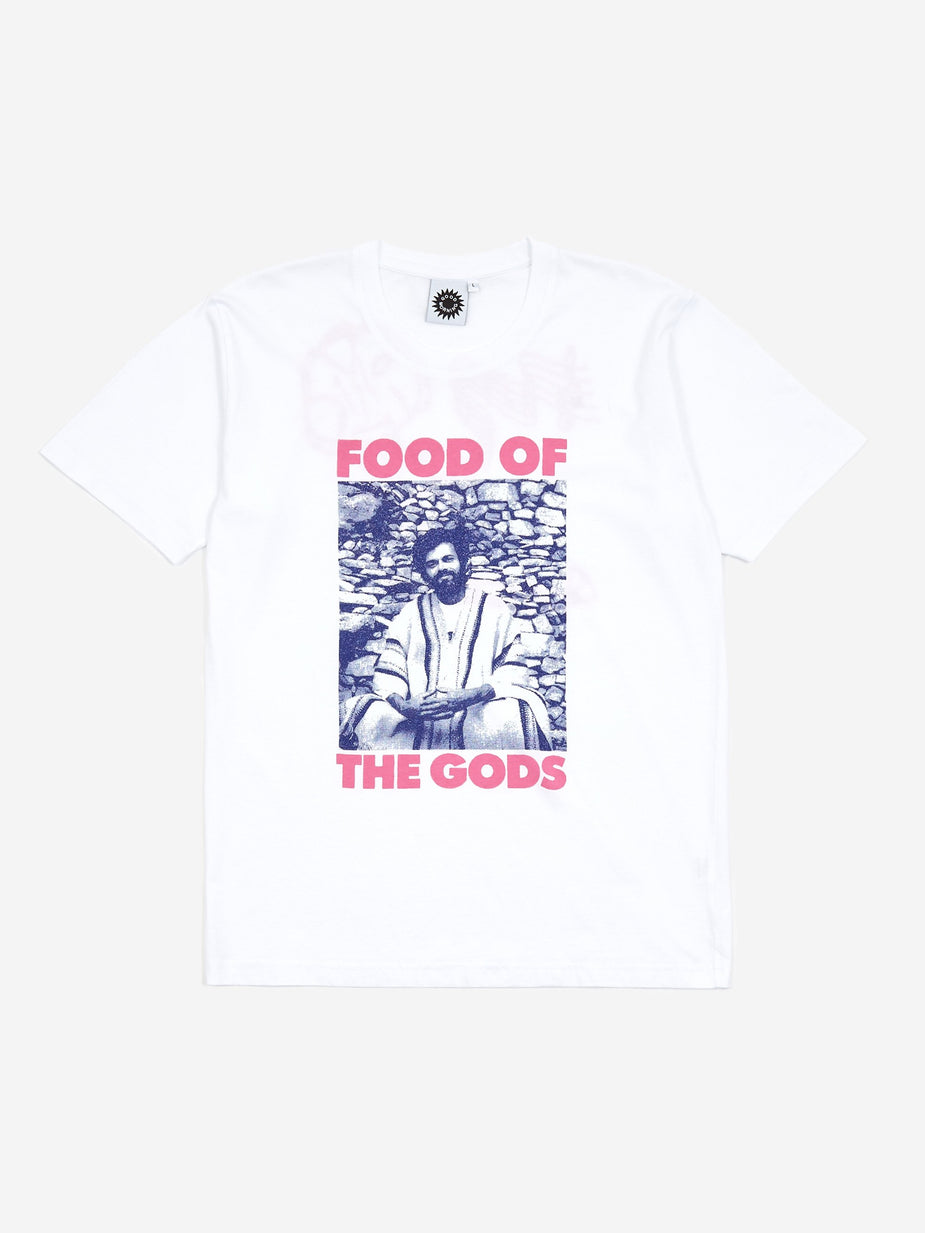 Good Morning Tapes Good Morning Food Of The Gods Shortsleeve T-Shirt - White - White