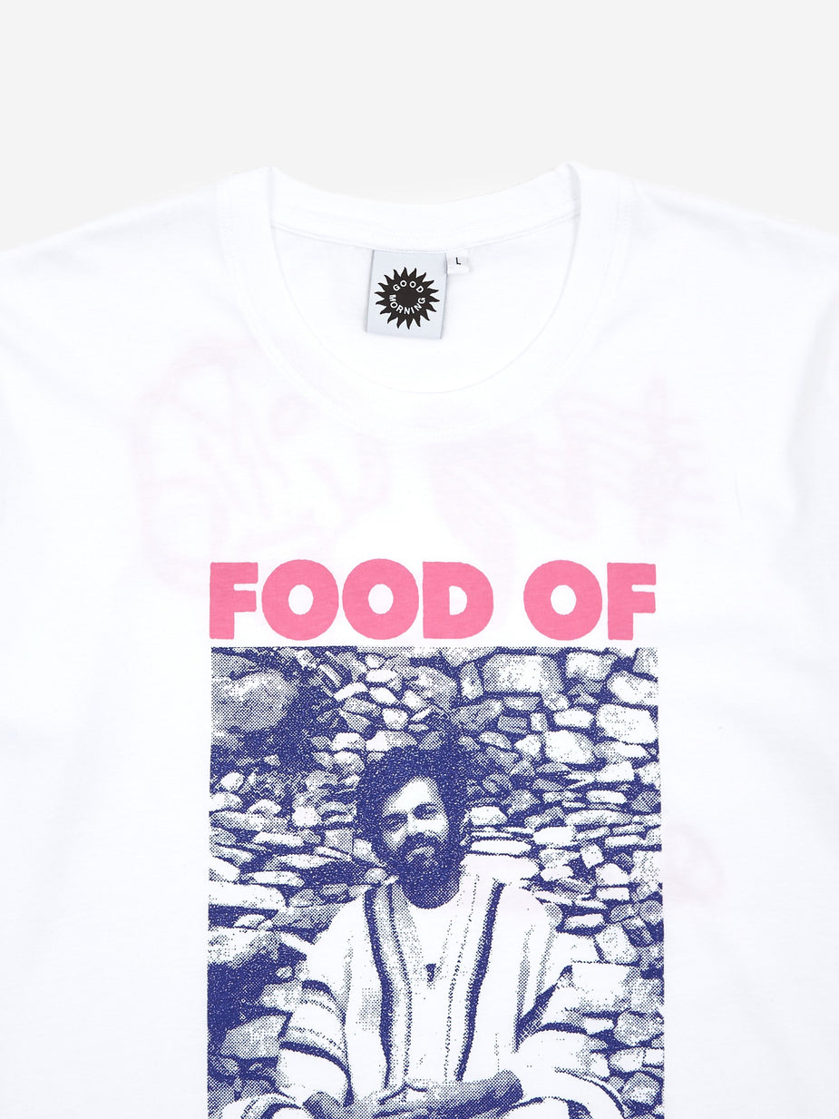 Good Morning Tapes Good Morning Food Of The Gods Shortsleeve T-Shirt - White - White