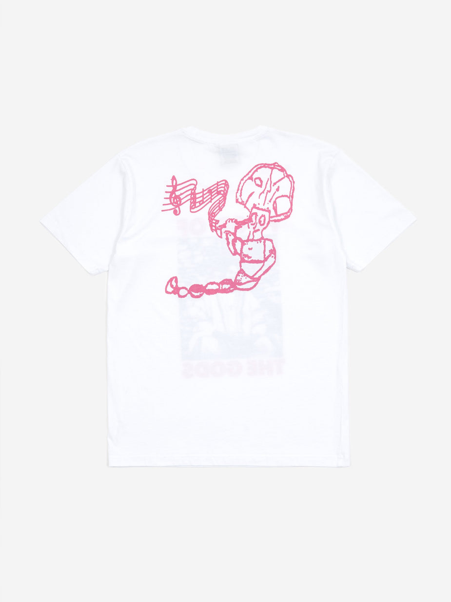 Good Morning Tapes Good Morning Food Of The Gods Shortsleeve T-Shirt - White - White