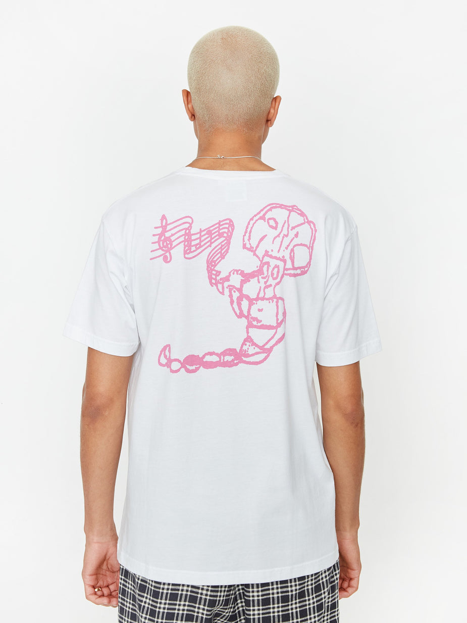 Good Morning Tapes Good Morning Food Of The Gods Shortsleeve T-Shirt - White - White