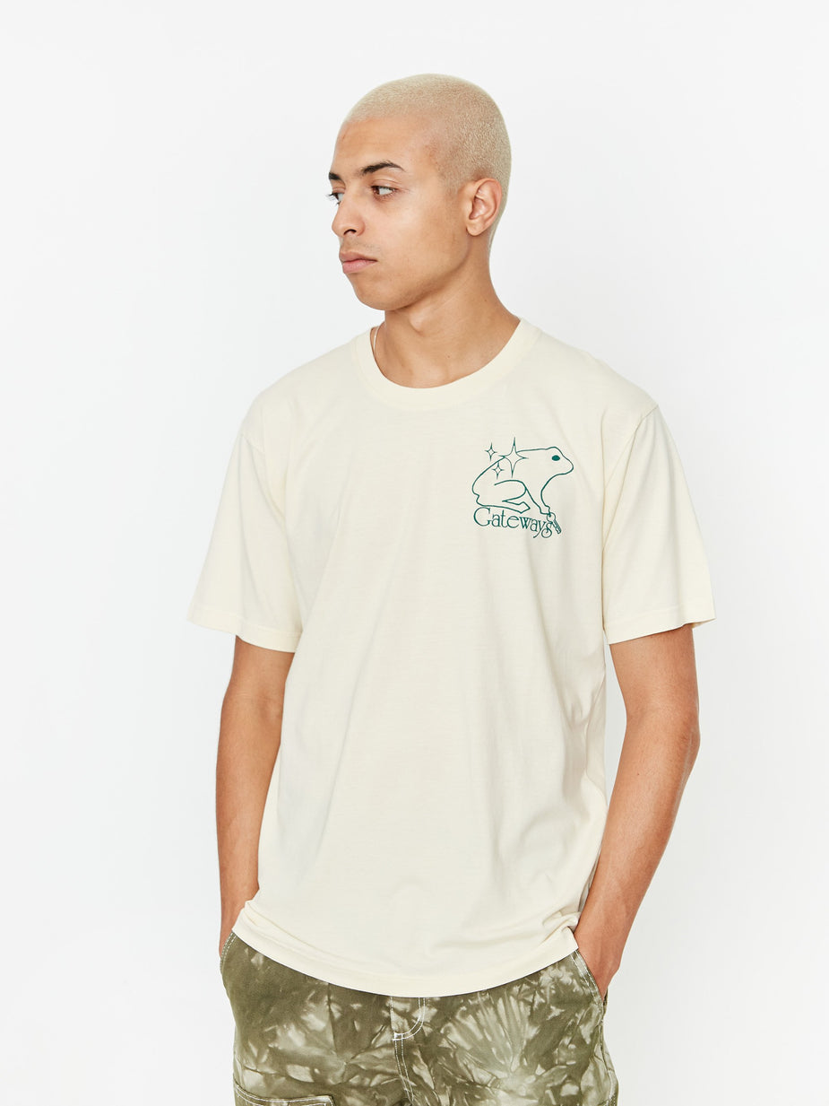 Good Morning Tapes Good Morning Gateways Shortsleeve T-Shirt - Natural - White