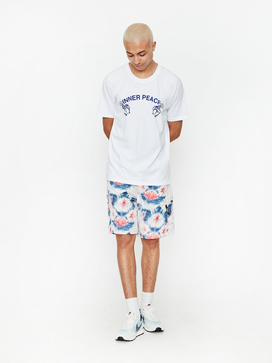 Good Morning Tapes Good Morning Inner Peace Shortsleeve T-Shirt - White - White