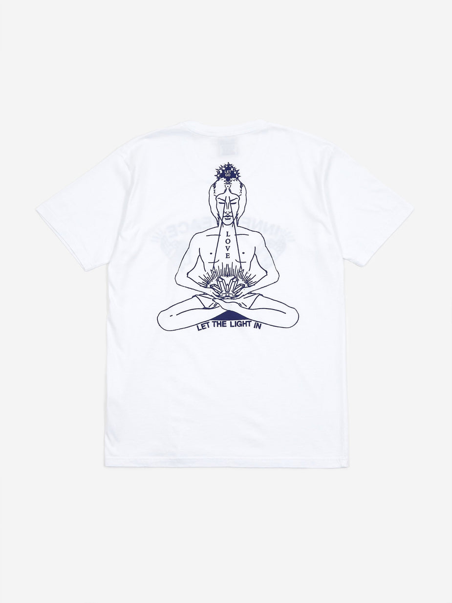 Good Morning Tapes Good Morning Inner Peace Shortsleeve T-Shirt - White - White