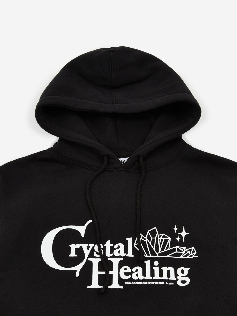 Good Morning Tapes Good Morning Tapes Crystal Healing Hooded Sweatshirt - Black - Black