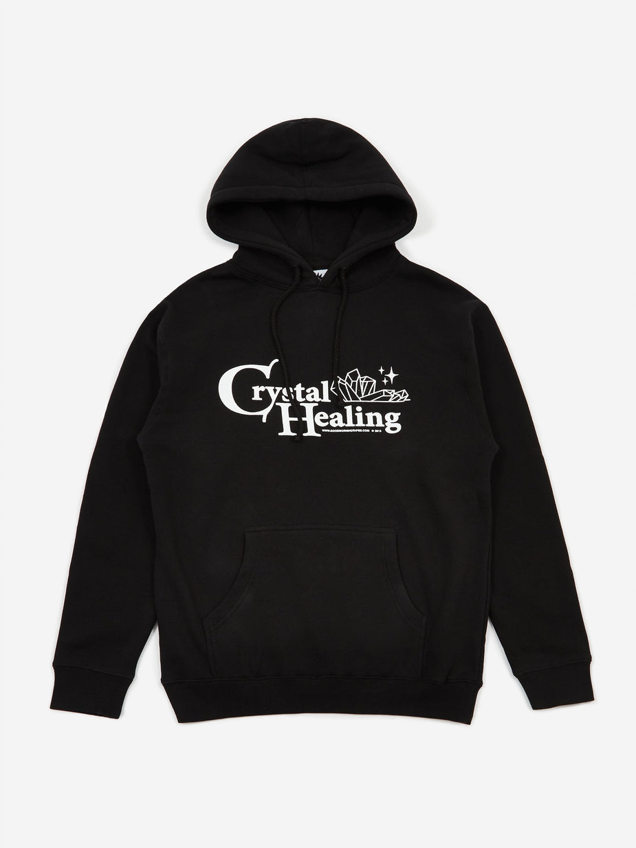 Good Morning Tapes Good Morning Tapes Crystal Healing Hooded Sweatshirt - Black - Black