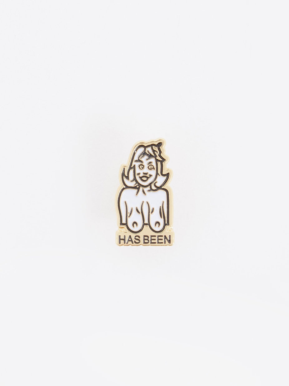 Good Worth Good Worth Has Been Pin - Black/White - Black