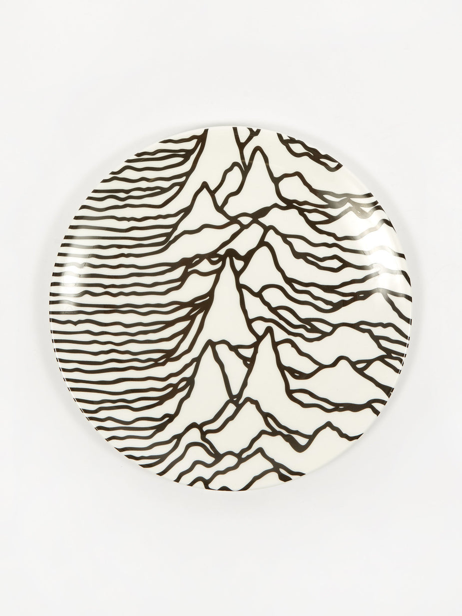Goods By Goodhood Goodhood x Joy Division 'Unknown Pleasures' Plate - White - White