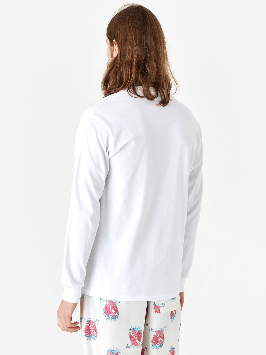 Flagstuff Goodhood x Flagstuff x Kosuke Kawamura LS T-Shirt - White - White