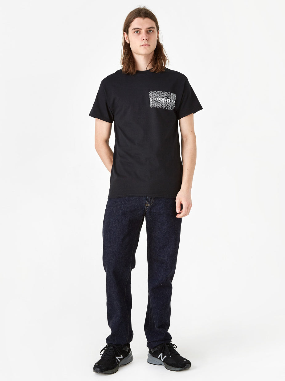 Flagstuff Goodhood x Flagstuff x Kosuke Kawamura Logo SS T-Shirt - Black - Black