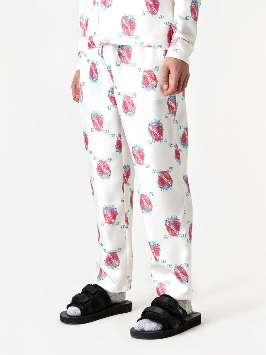 Soulland Goodhood x Soulland Silk Trouser - White - White