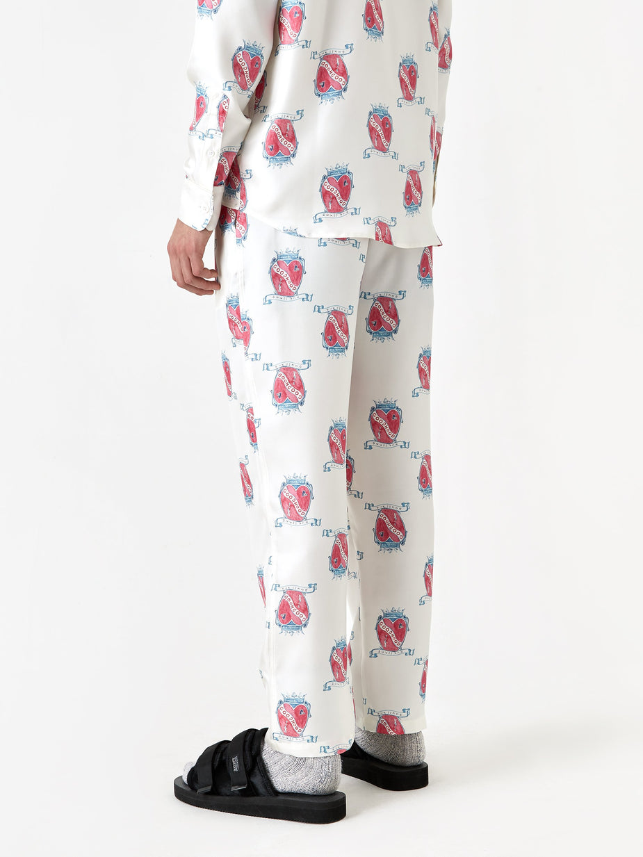 Soulland Goodhood x Soulland Silk Trouser - White - White