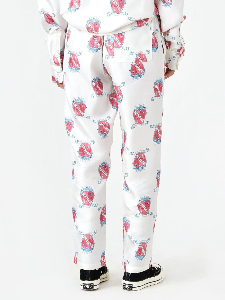 Soulland Goodhood x Soulland Silk Trouser - White - White