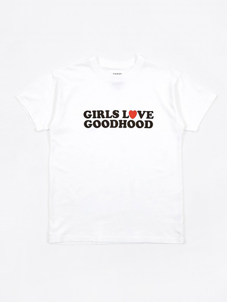 Goods By Goodhood Goods by Goodhood Girls Love Goodhood Tee - White - White