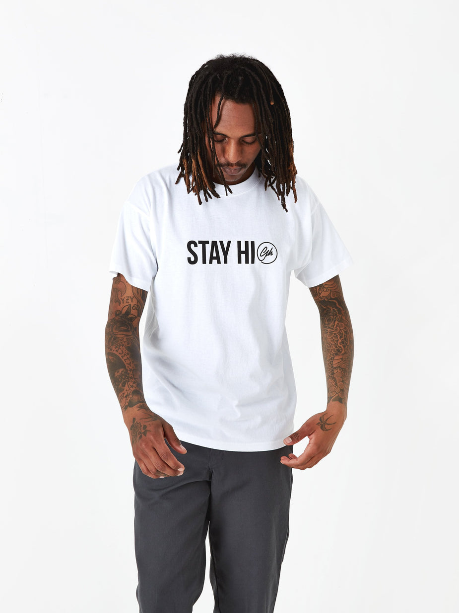 Goods By Goodhood Goodhood Stay High T-Shirt- White - White - White