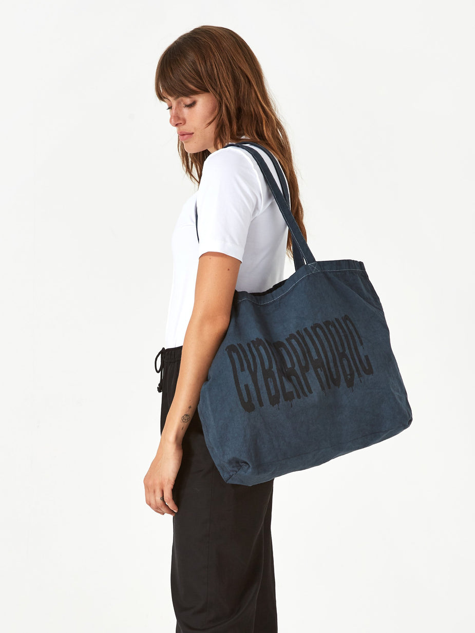 Goods By Goodhood Goods by Goodhood Cyberphobic Tote Bag - Indigo - Blue