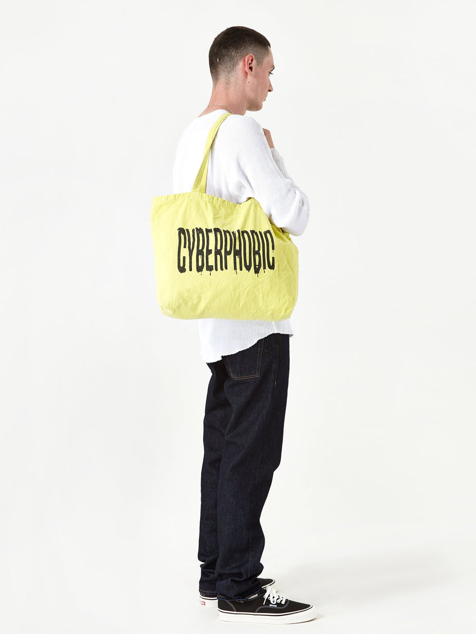Goods By Goodhood Goods by Goodhood Cyberphobic Tote Bag - Lime - Green