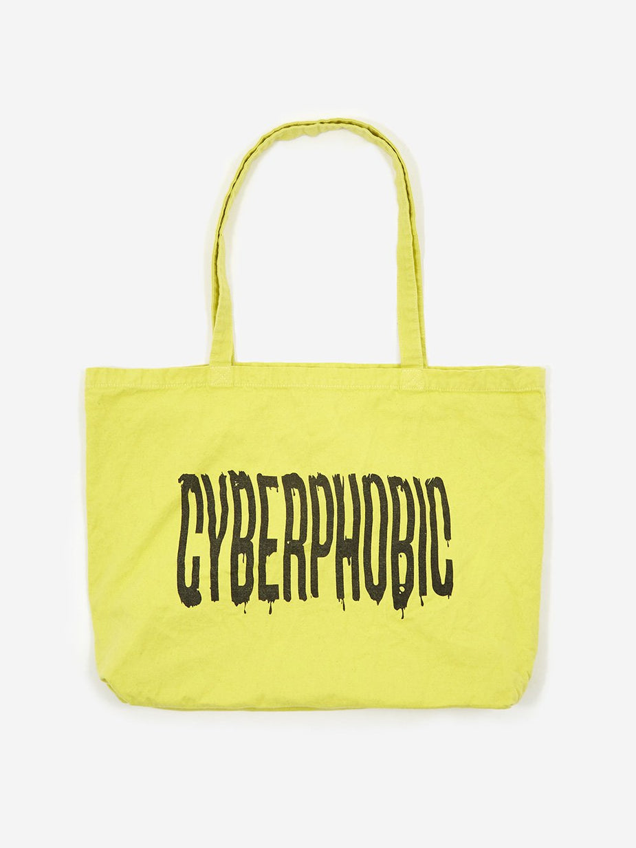 Goods By Goodhood Goods by Goodhood Cyberphobic Tote Bag - Lime - Green