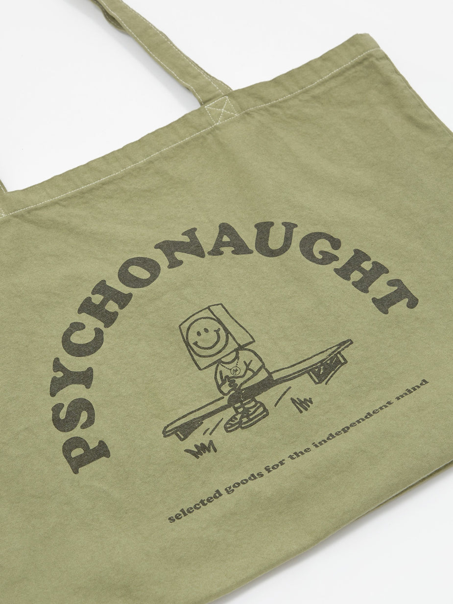 Goods By Goodhood Goods by Goodhood Psychonaught Tote Bag - Olive - Green