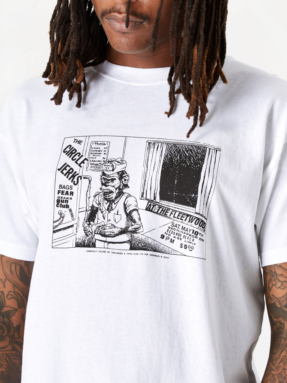 Goods By Goodhood Goods by Goodhood x TeeJerker x Image Club Ltd T-shirt - White - White