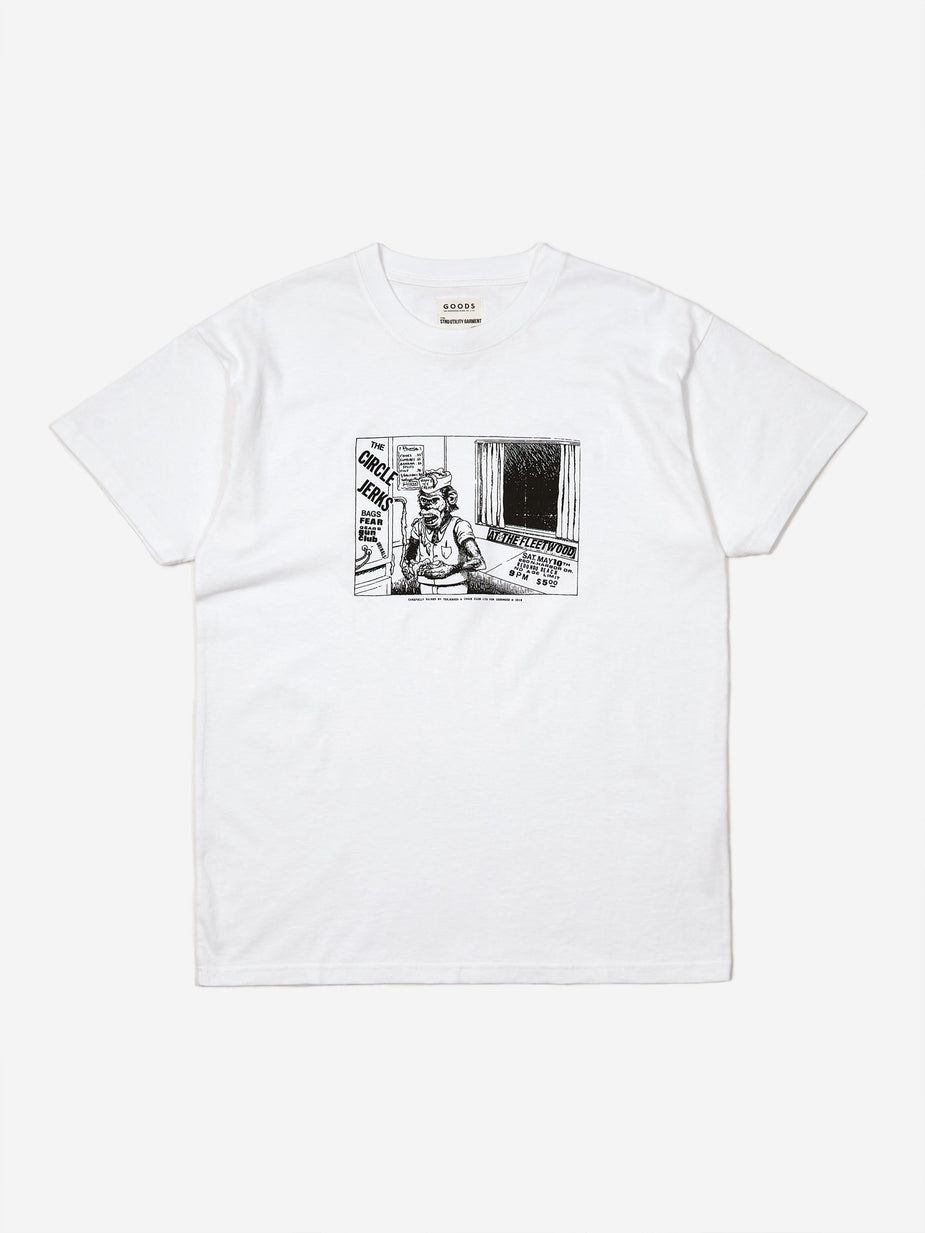 Goods By Goodhood Goods by Goodhood x TeeJerker x Image Club Ltd T-shirt - White - White