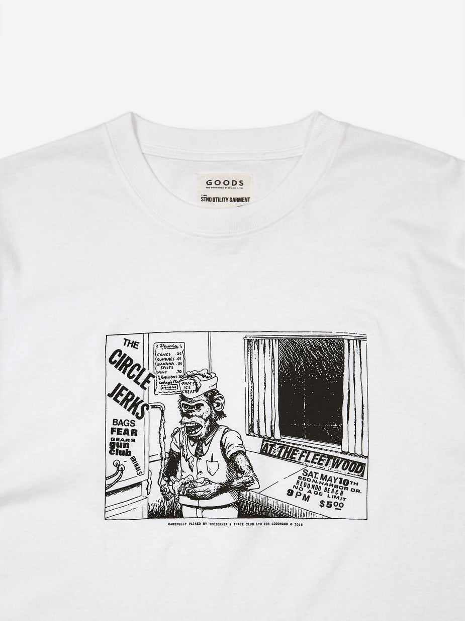 Goods By Goodhood Goods by Goodhood x TeeJerker x Image Club Ltd T-shirt - White - White
