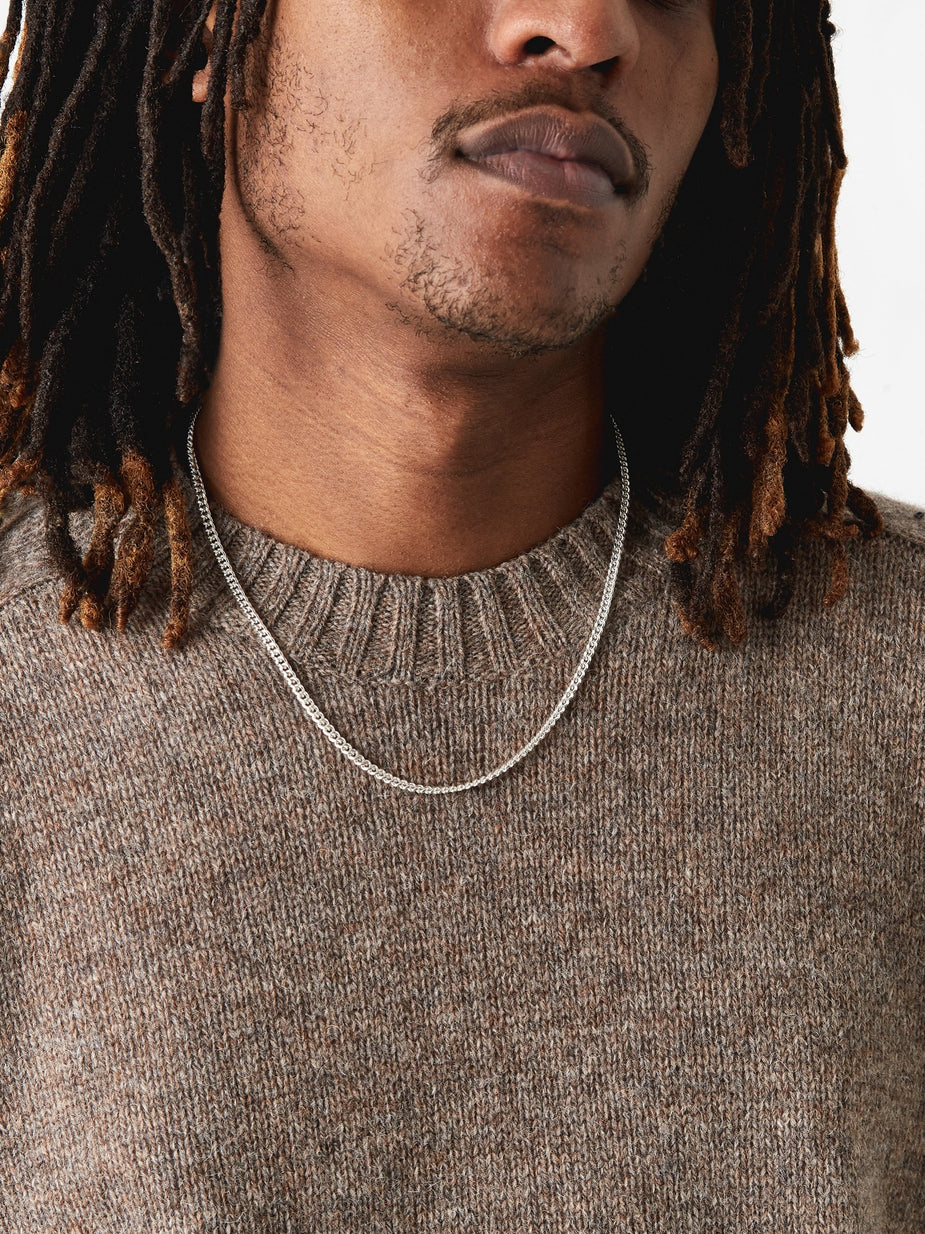Goods By Goodhood Goods by Goodhood Curb Chain / Silver / 3.5mm Gauge / 50cm - 50cm - Silver