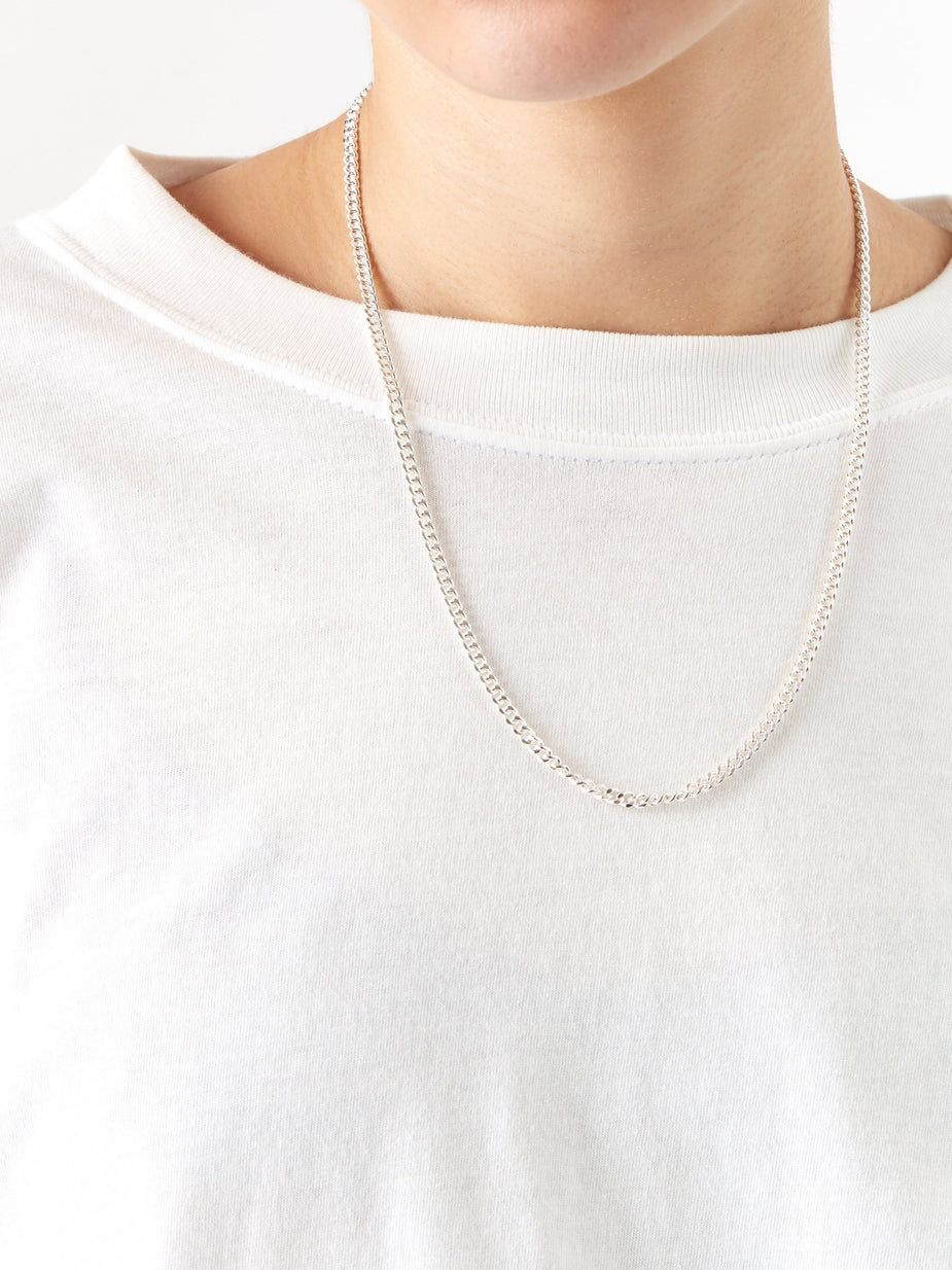 Goods By Goodhood Goods by Goodhood Curb Chain / Silver / 3.5mm Gauge / 50cm - 50cm - Silver