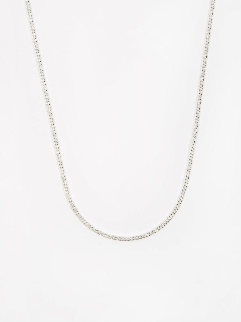 Goods By Goodhood Goods by Goodhood Curb Chain / Silver / 2.1mm Gauge / 50cm - 50cm - Silver