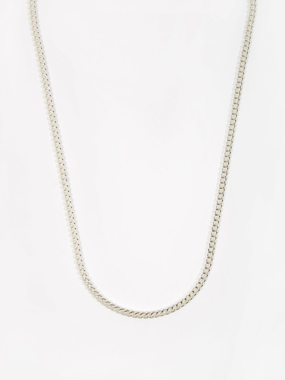 Goods By Goodhood Goods by Goodhood Curb Chain / Silver / 3.5mm Gauge / 60cm - 60cm - Silver