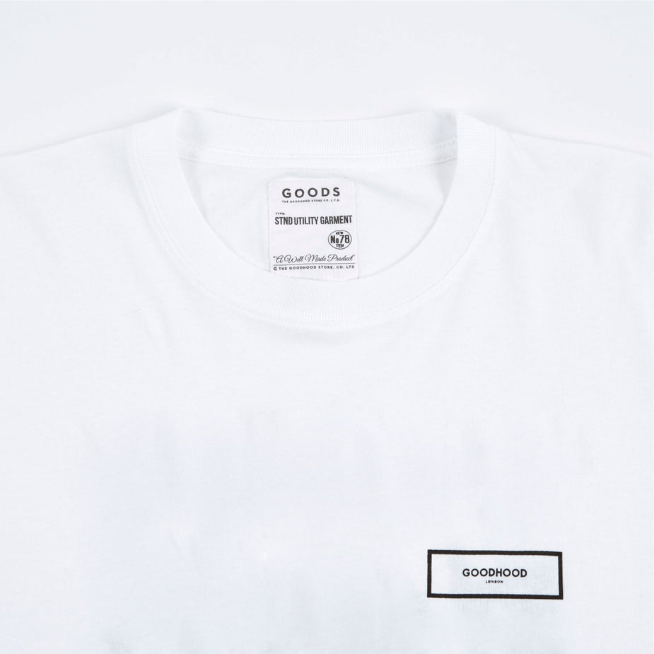 Goods By Goodhood Goods by Goodhood Mini Logo T-Shirt - White - White