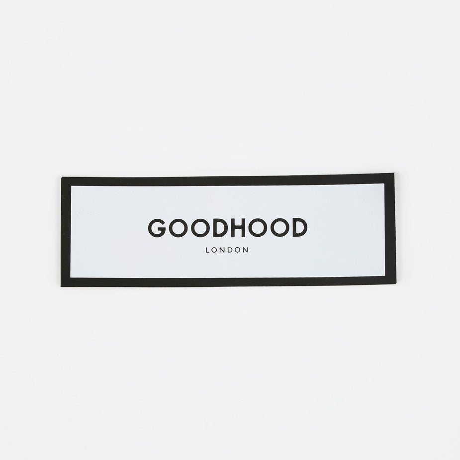 Goods By Goodhood Goods by Goodhood Luxury Logo Sticker - White - White