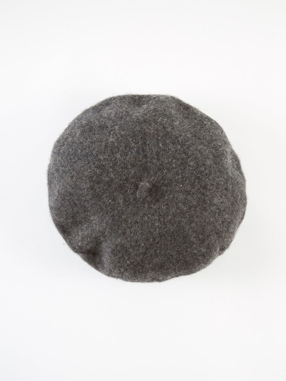 Goods By Goodhood Goods By Goodhood Beret - Charcoal/Black - Black