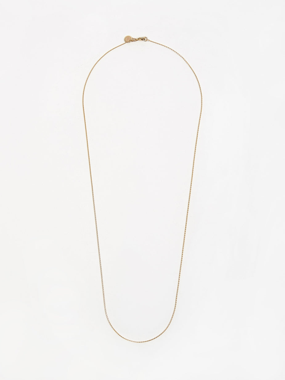Goods By Goodhood Goods by Goodhood Round Spiga Chain / Gold / 0.9mm Gauge / 60cm - 60cm - Gold